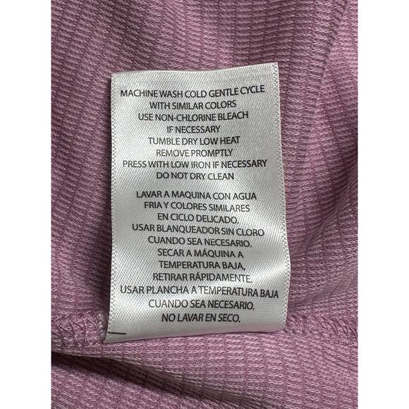 Segments Top Women Plus XXL Purple Essentials V-Neck Textured 3/4 Sleeves Canada - Picture 8 of 8